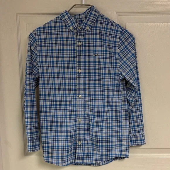Vineyard Vines Kids 8/10 Button-Down Shirt - Picture 1 of 6
